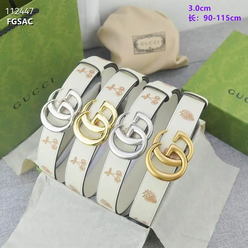 Gucci belt 30mmX90-115cm 8L04